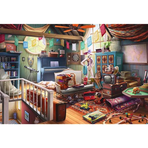 Treasures in the Attic 501-Piece Wooden Puzzle - Image 2