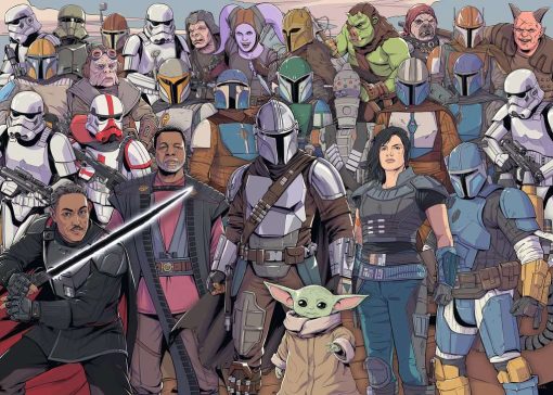 The Mandalorian Challenge 1000-Piece Puzzle Old - Image 2