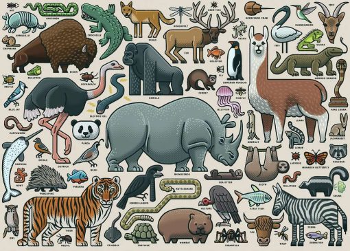 You Wild Animal 1000-Piece Puzzle Old - Image 2