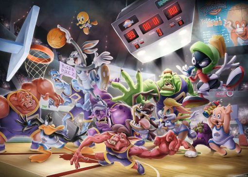 Space Jam Final Dunk 1000-Piece Puzzle Old - Image 2