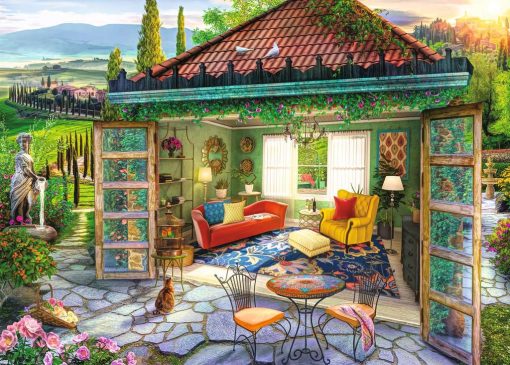 Tuscan Oasis 1000-Piece Puzzle - Image 2