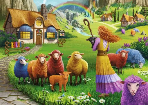 The Happy Sheep Yarn Shop 1000-Piece Puzzle - Image 2