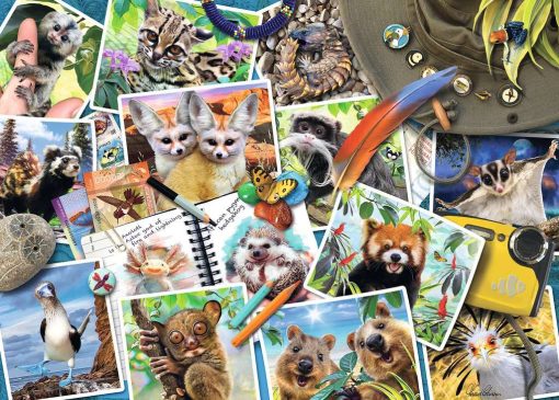 Traveler's Animal Journal 1000-Piece Puzzle - Image 2