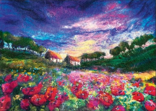 Sundown Poppies 1000-Piece Puzzle - Image 2