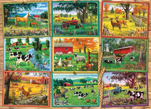 Postcards from the Farm 1000-Piece Puzzle - Image 3