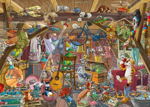 In the Attic 1000-Piece Puzzle - Image 2