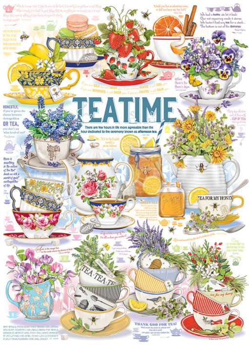 Tea Time 1000-Piece Puzzle - Image 3