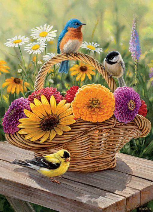 Summer Bouquet 1000-Piece Puzzle - Image 3