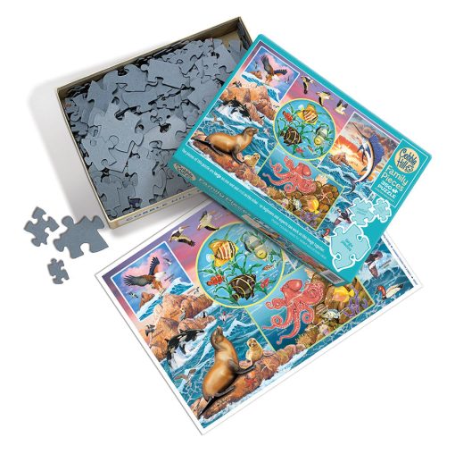 Ocean Magic 350-Piece Family Puzzle - Image 2