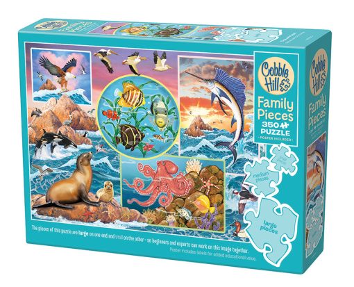 Ocean Magic 350-Piece Family Puzzle