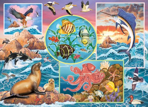 Ocean Magic 350-Piece Family Puzzle - Image 3