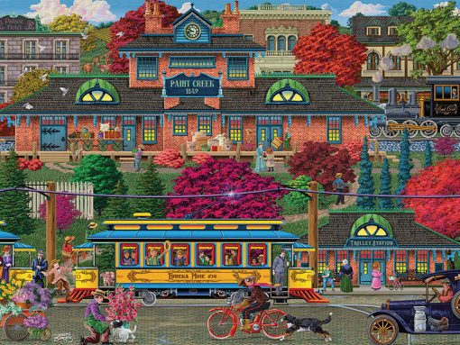 Trolley Station 275-Piece Family Puzzle - Image 3