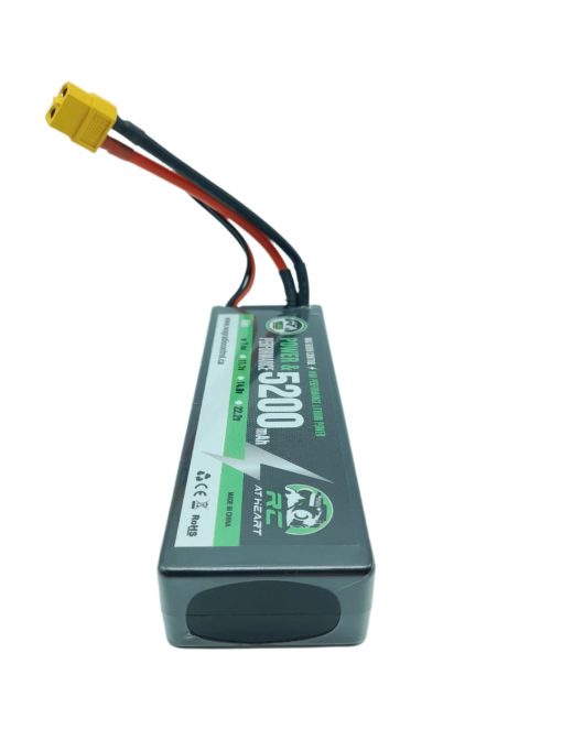 WAGB2S5260HX6 LiPo 2S 7.4V 5200mAh 60C XT60 - Image 2