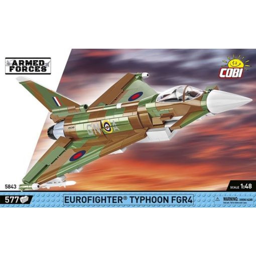 COBI-5843 COBI 577 PCS ARMED FORCES /5843/ EUROFIGHTER TYPHOON FGR4