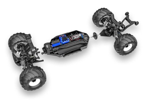 67134-4 Traxxas 1/10 Ford F-150 BL-2S 4X4 RTR - Bigfoot No. 8 - Image 25