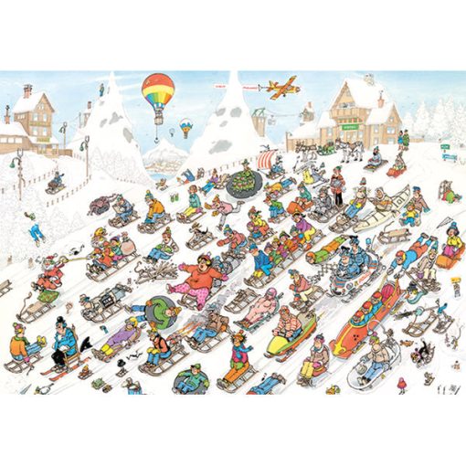 It's all Going Downhill! 2000-Piece Puzzle - Image 2