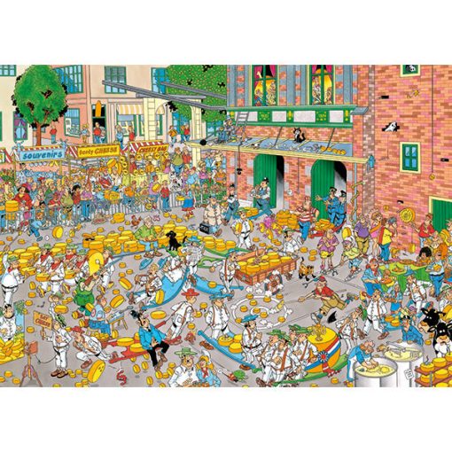 The Cheese Market & Sailboat Race 2x1000-Piece Puzzle - Image 3