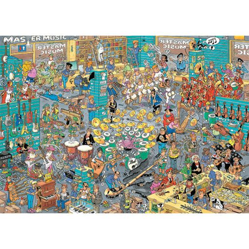 Music Shop & Holiday Jitters 2x1000-Piece Puzzles - Image 3