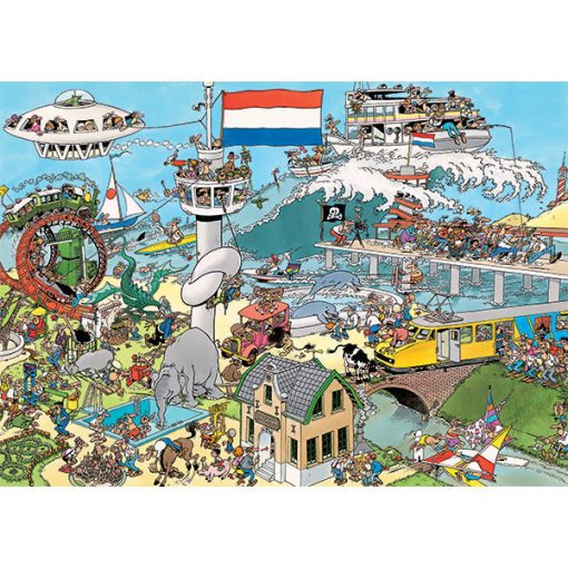 Traffic Chaos & By Air, Land and Sea 2x1000-Piece Puzzles - Image 2