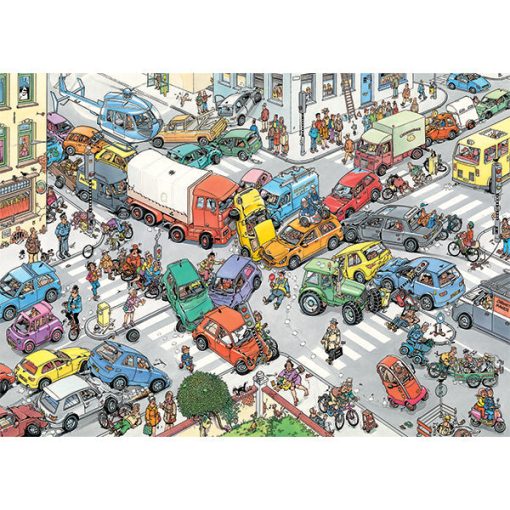 Traffic Chaos & By Air, Land and Sea 2x1000-Piece Puzzles - Image 3