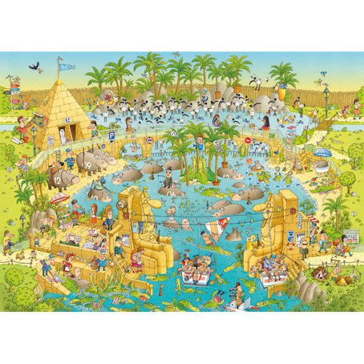 Nile Habitat 1000-Piece Puzzle - Image 2