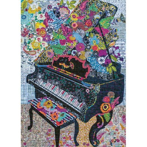 Piano, Quilt Art 1000-Piece Puzzle - Image 2