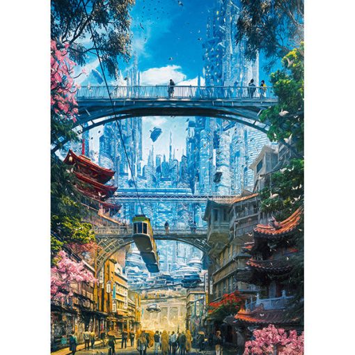 Markets District - Future Cities 1000-Piece Puzzle - Image 2