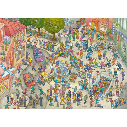 Mobile Zombies 1000-Piece Puzzle - Image 2