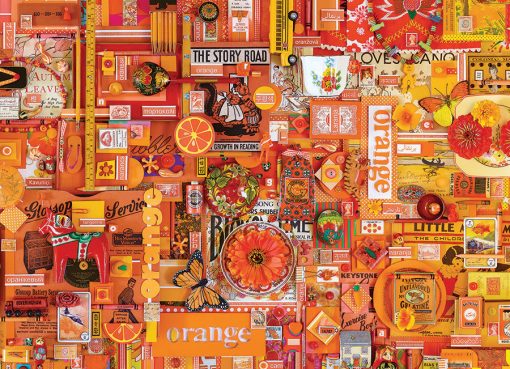 Orange 1000-Piece Puzzle - Image 2