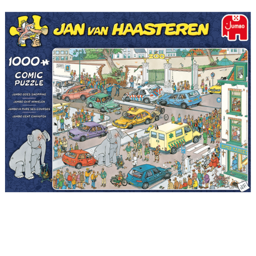 Jumbo Goes Shopping 1000-Piece Puzzle