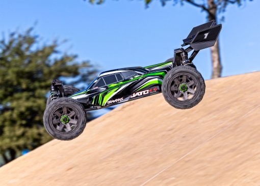 90154-4GREEN Traxxas Jato 4x4 Brushless BL-2S with clipless body - Green - Image 10