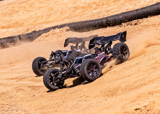 90154-4BLACK Traxxas Jato 4x4 Brushless BL-2S with clipless body - Black - Image 10