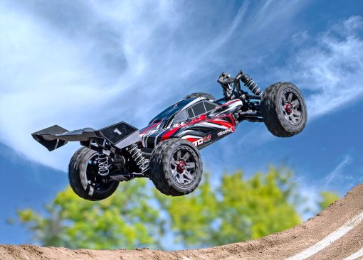 90154-4RED Traxxas Jato 4x4 Brushless BL-2S with clipless body - Red - Image 15