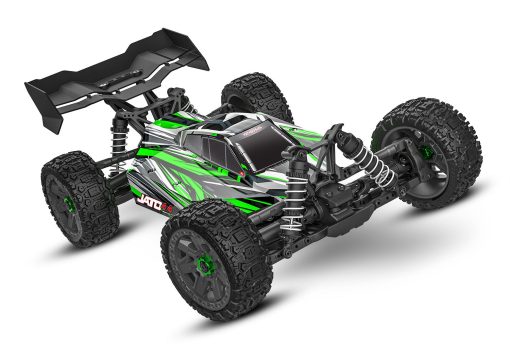 90154-4GREEN Traxxas Jato 4x4 Brushless BL-2S with clipless body - Green - Image 2