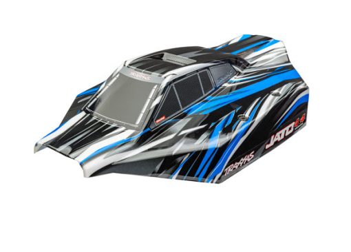 9018-BLUE Traxxas Body, Jato  4X4 Brushless, blue (painted)