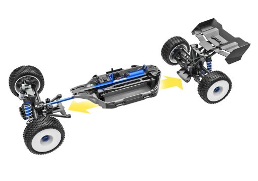 90386-4BLUE Traxxas Jato 4x4 VXL 1/8 Scale w/ Clipless Body - Blue [Early 2025] - Image 25