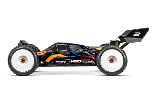 90386-4ORANGE Traxxas Jato 4x4 VXL 1/8 Scale w/ Clipless Body - Orange [Early 2025] - Image 4