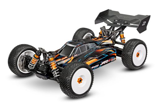 90386-4ORANGE Traxxas Jato 4x4 VXL 1/8 Scale w/ Clipless Body - Orange [Early 2025]