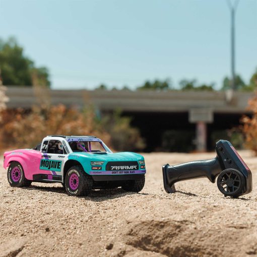 ARA2304ST1 MOJAVE GROM 223S BLX Brushless 4X4 Small Scale Desert Truck RTR with Battery & Charger, Teal - Image 14