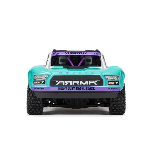 ARA2304ST1 MOJAVE GROM 223S BLX Brushless 4X4 Small Scale Desert Truck RTR with Battery & Charger, Teal - Image 6