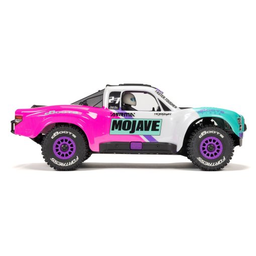 ARA2304ST1 MOJAVE GROM 223S BLX Brushless 4X4 Small Scale Desert Truck RTR with Battery & Charger, Teal - Image 5