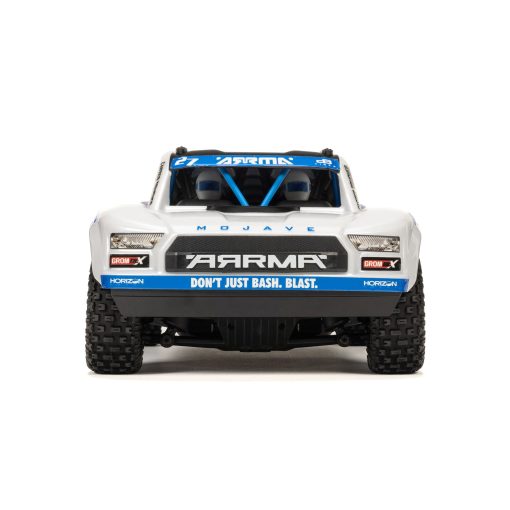 ARA2304ST2 MOJAVE GROM 223S BLX Brushless 4X4 Small Scale Desert Truck RTR with Battery & Charger, White - Image 5