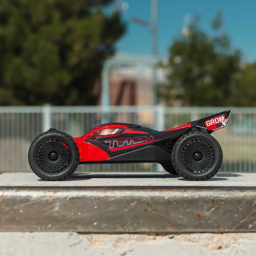 ARA2306ST1 TYPHON GROM 223S BLX Brushless 4X4 Small Scale Buggy RTR with Battery & Charger, Red - Image 11