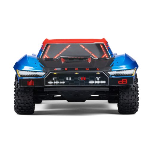 ARA3521T1 1/10 FURY 2wd 223S BLX Brushless Short Course Truck RTR with DSC, Blue - Image 4