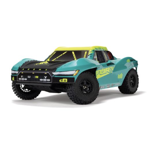 ARA3521T2 1/10 FURY 2wd 223S BLX Brushless Short Course Truck RTR with DSC, Green