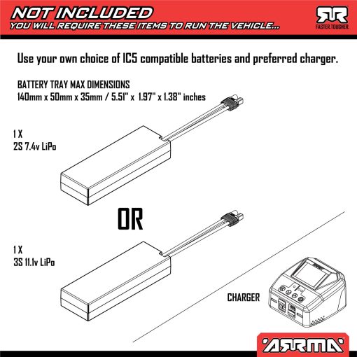 ARA3521T2 1/10 FURY 2wd 223S BLX Brushless Short Course Truck RTR with DSC, Green - Image 19