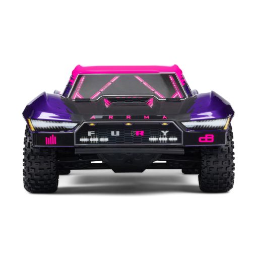 ARA3521T3 1/10 FURY 2wd 223S BLX Brushless Short Course Truck RTR with DSC, Purple - Image 4