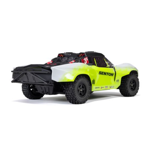 ARA4303V4T1 1/10 SENTON 4X4 223S BLX BRUSHLESS SHORT COURSE TRUCK RTR WITH DSC, YELLOW - Image 2