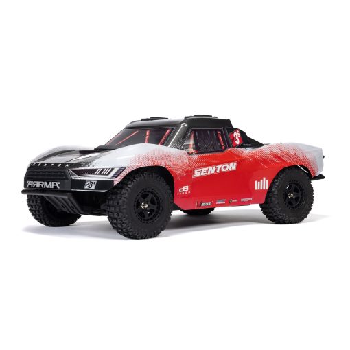 ARA4303V4T2 1/10 SENTON 4X4 223S BLX BRUSHLESS SHORT COURSE TRUCK RTR WITH DSC, RED