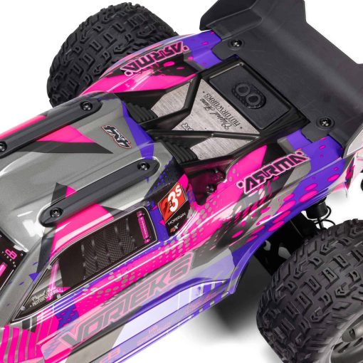 ARA4305V4T3 1/10 VORTEKS 223S BLX Brushless 4X4 Stadium Truck RTR with DSC, Purple [ETA : 04/12] - Image 3